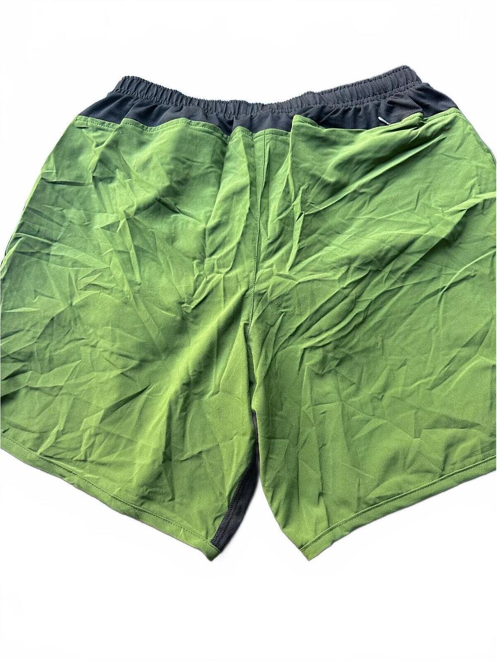Rabbit Green Black Running Shorts USA Medium
